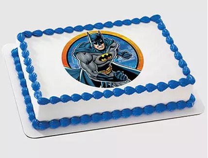 Batman Chocolate Photo Cake