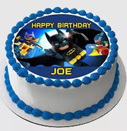 Batman Cream Photo Cake Truffle