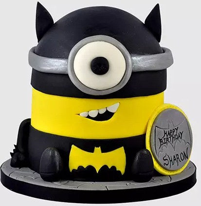 Batman Minion Chocolate Cake
