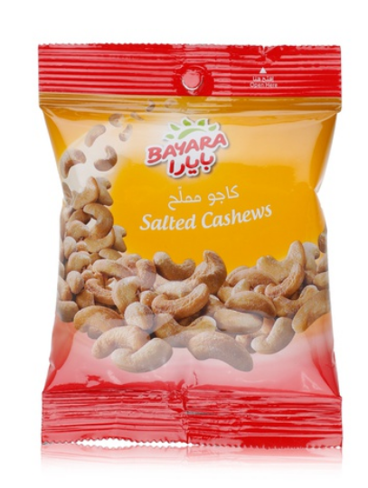 Bayara salted cashews 30g
