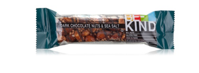 Be-Kind dark chocolate nuts & sea salt bar 40g