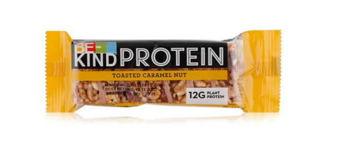 Be kind toasted caramel nut bar 50g