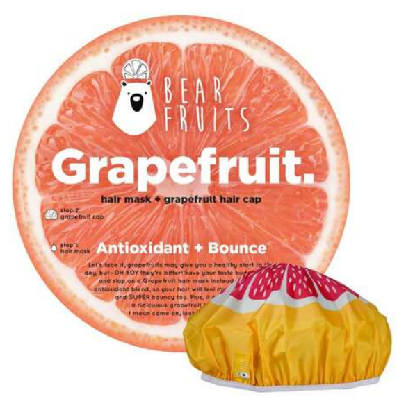 Bear Fruits Grapefruit Frutilicious Hair Mask & Cap Antioxidant & Bounce 20ml