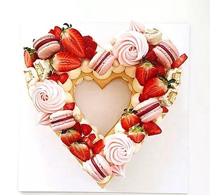 Beautiful Heart Shaped Chocolate Cake- 1 Kg