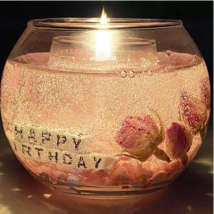 Beautiful Personalised Handmade Gel Candle