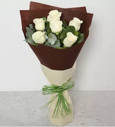 Beautiful White Roses Bouquet
