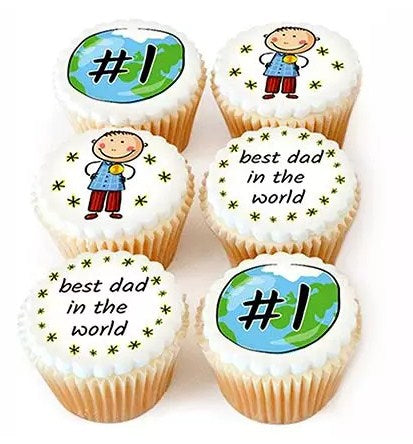 Best Dad In The World Cupcakes