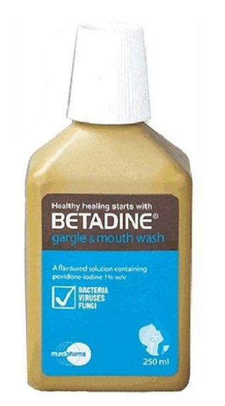 Betadine Refreshing Antibacterial Mouthwash 250ml