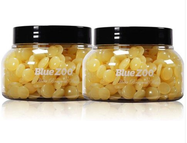 Blue Zoo Bundle Of 2, Anself Blue Zoo 150G Hard Wax Beans Natural Ingredients Solid Ha