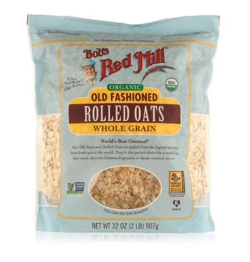 Bob\'s Red Mill organic old fashioned rolled oats 907g