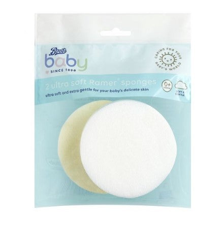 Boots Baby 2 Ultra Soft Ramer Sponges