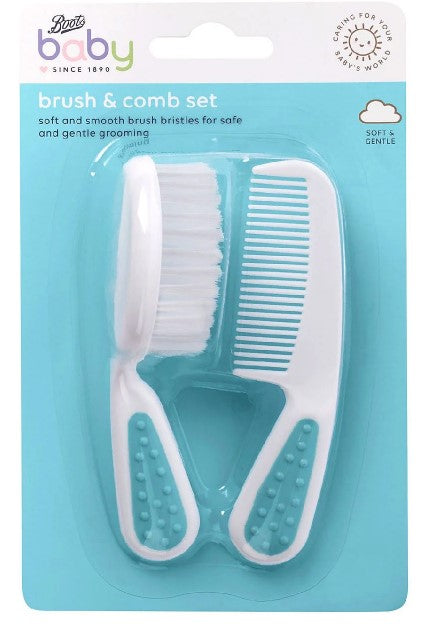 Boots Baby Brush & Comb Set