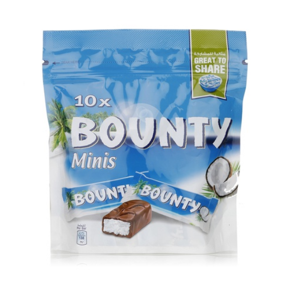 Bounty minis x10 285g