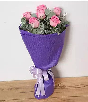 Bouquet Of Pink Roses Standard