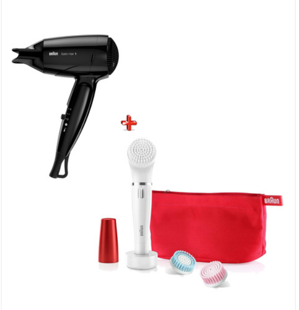 Braun Face Brush 852+ Hair Dryer HD130