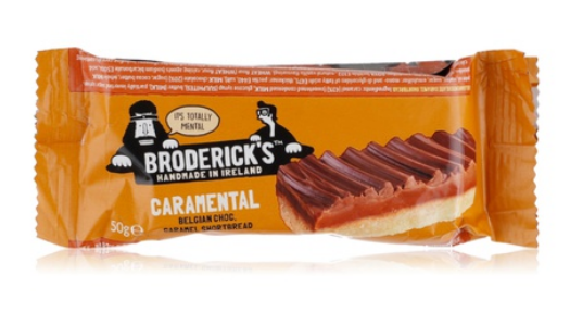 Broderick\'s caramel shortbread bar 50g