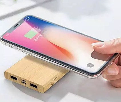 Brown Wireless Powerbank