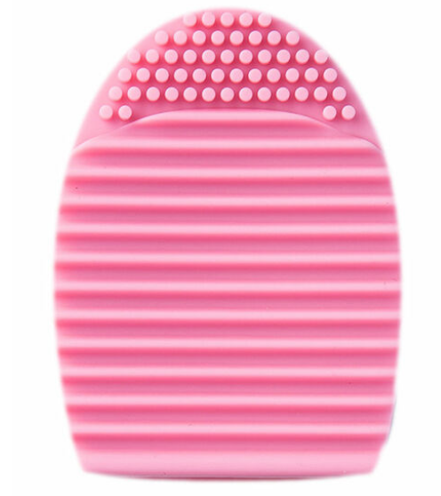 Brush Egg Cosmetic Makeup Brush Cleaner Pink