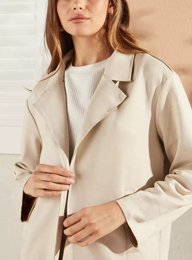 Plain Suede Jacket