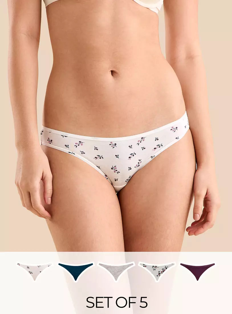 Pack of 5 - Assorted Bikini Briefs