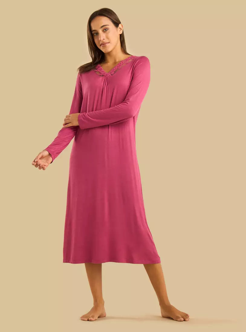 Lace Detail Night Gown