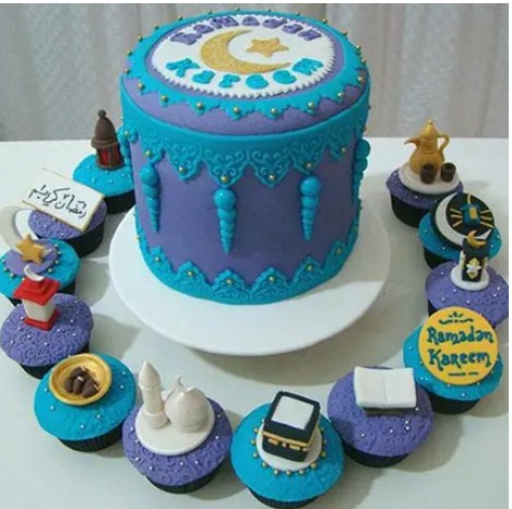 Cake and Cupcake Set for Ramadan