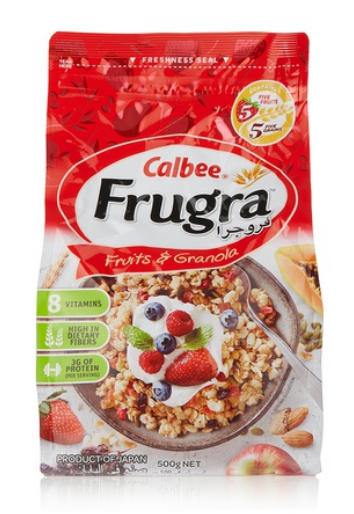 Calbee Frugra fruits and granola 500g