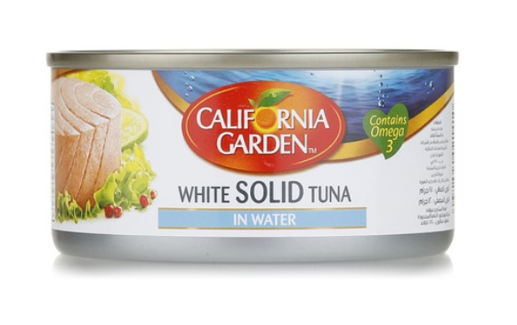California Garden white solid tuna in water 170g