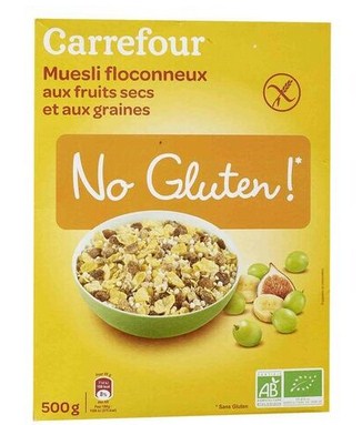 Carrefour Flaky Muesli With Dried Fruits And Seeds 500g