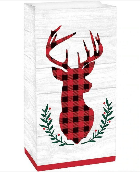 Cozy Holiday Paper Treat Sack