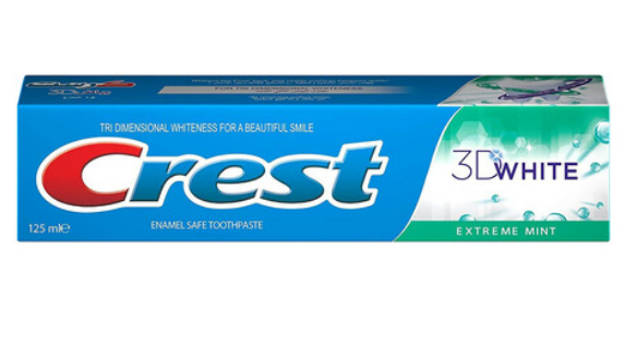 Crest 3D White Extreme Mint Enamel Safe Toothpaste 125ml