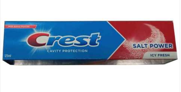Crest Salt Power Icy Fresh Toothpaste 125ml
