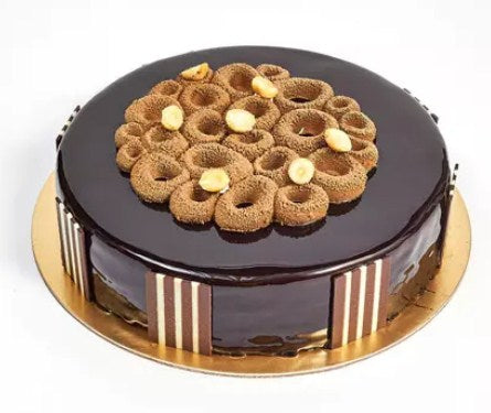 Crunchy Chocolate Hazelnut Cake- Half Kg