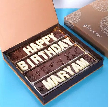 Customized Happy Birthday Chocolate