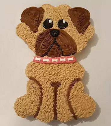 Cute Dog Shape Pull Apart Cake