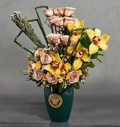 Cymbedium and Roses Beauty