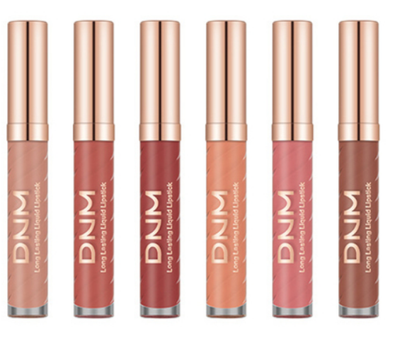 DNM 6-Piece Hi-Fi Shine Ultra Cushion Matte Lip Gloss Set A