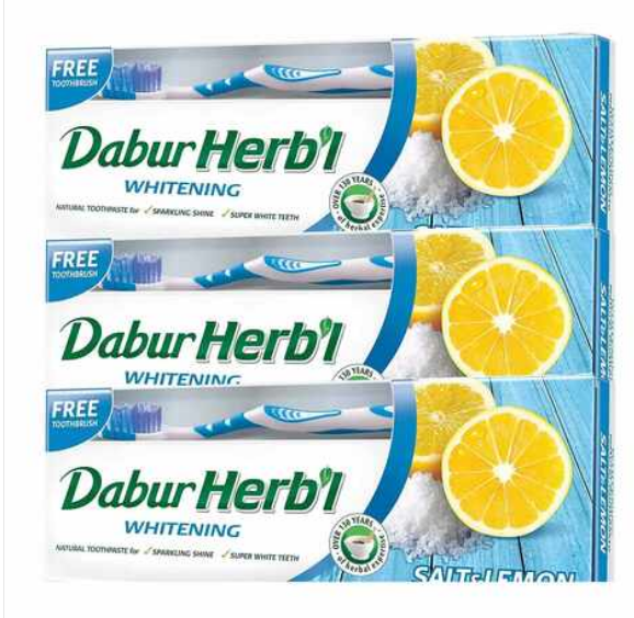 Daber Herbal Whitenig Tooth Paste 150gmX3