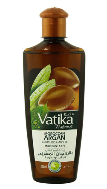 Dabur Vatika Naturals Moroccan Argan Enriched Hair Oil 200ml