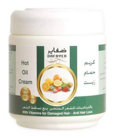 Dafayer - Hot Oil Cream With Vitamins For Damaged Hair - Anti Hair Loss 250G