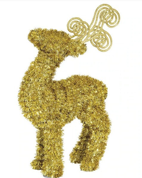 Deer Gold 3d Tinsel