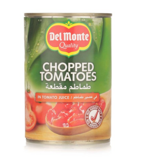 Del Monte chopped tomatoes in tomato juice 400g