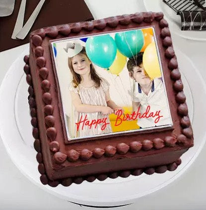 Delectable Photo Cake- Truffle Half Kg