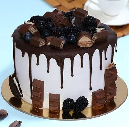 Delicious Choco Vanilla Cake
