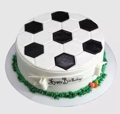 Delicious Football Chocolate Cake