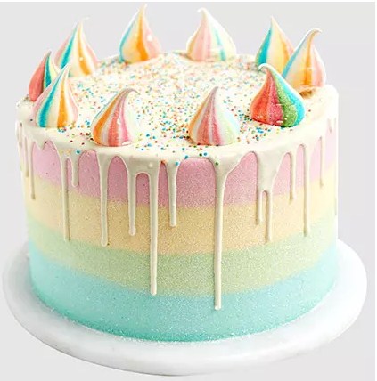 Delicious Rainbow Chocolate Cake