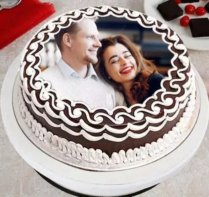 Delightful Designer Photo Cake- Truffle Half Kg