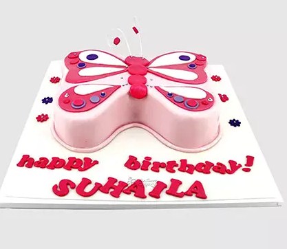 Designer Butterfly Chocolate Cake