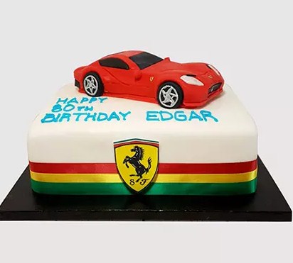 Designer Lamborghini Chocolate Cake
