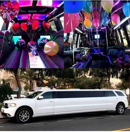 Dodge VIP Limousine Experience With Balloon Decor